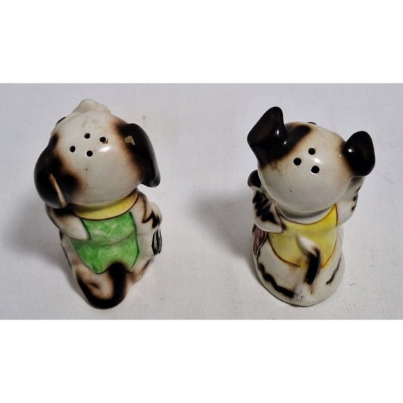 VINTAGE LEFTON’S FANCY DOG ANTHROPOMORPHIC SALT AND PEPPER SHAKERS - Picture 5 of 8